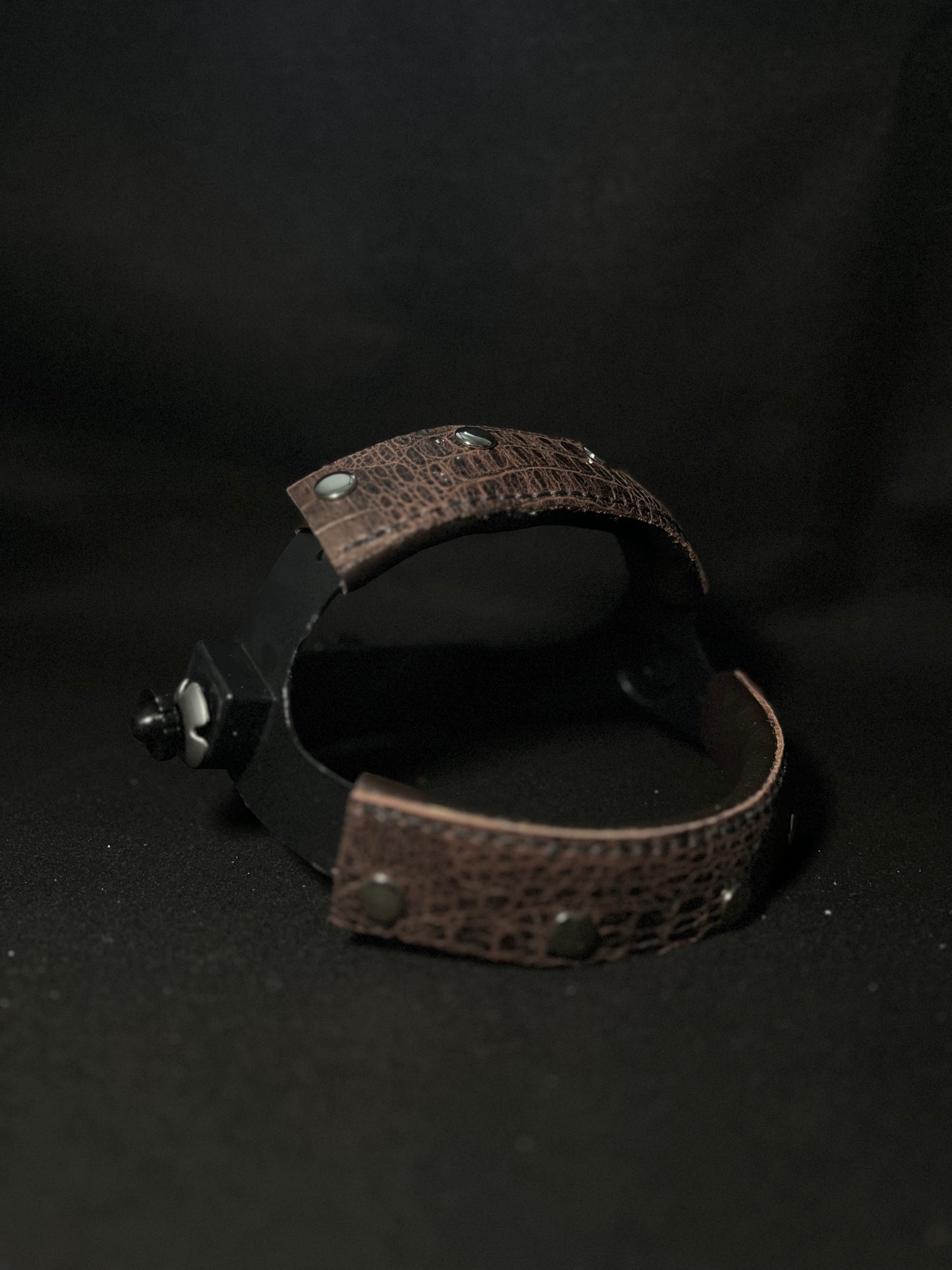 Brown gator headbands