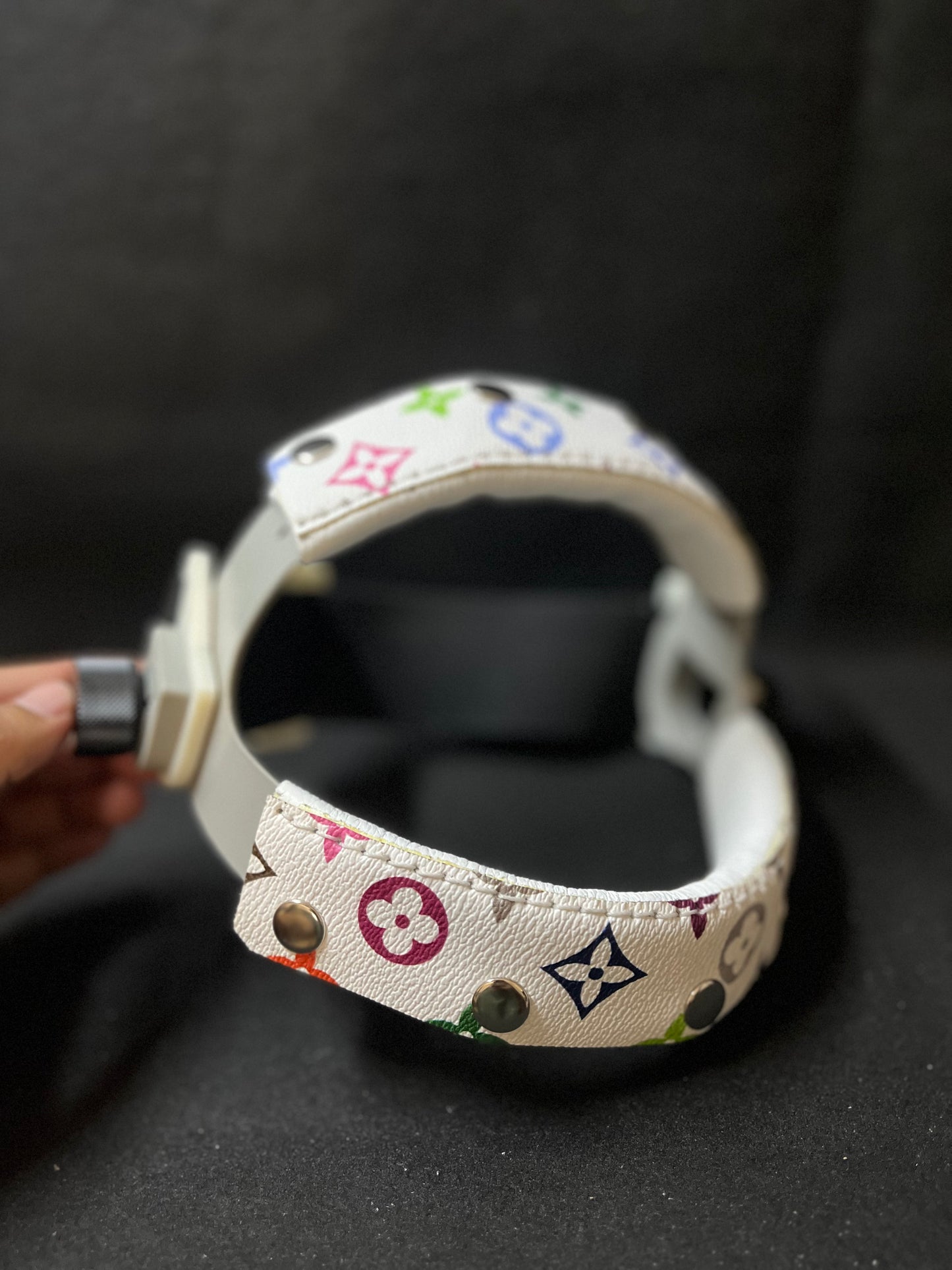 Pair of multi color LVheadbands