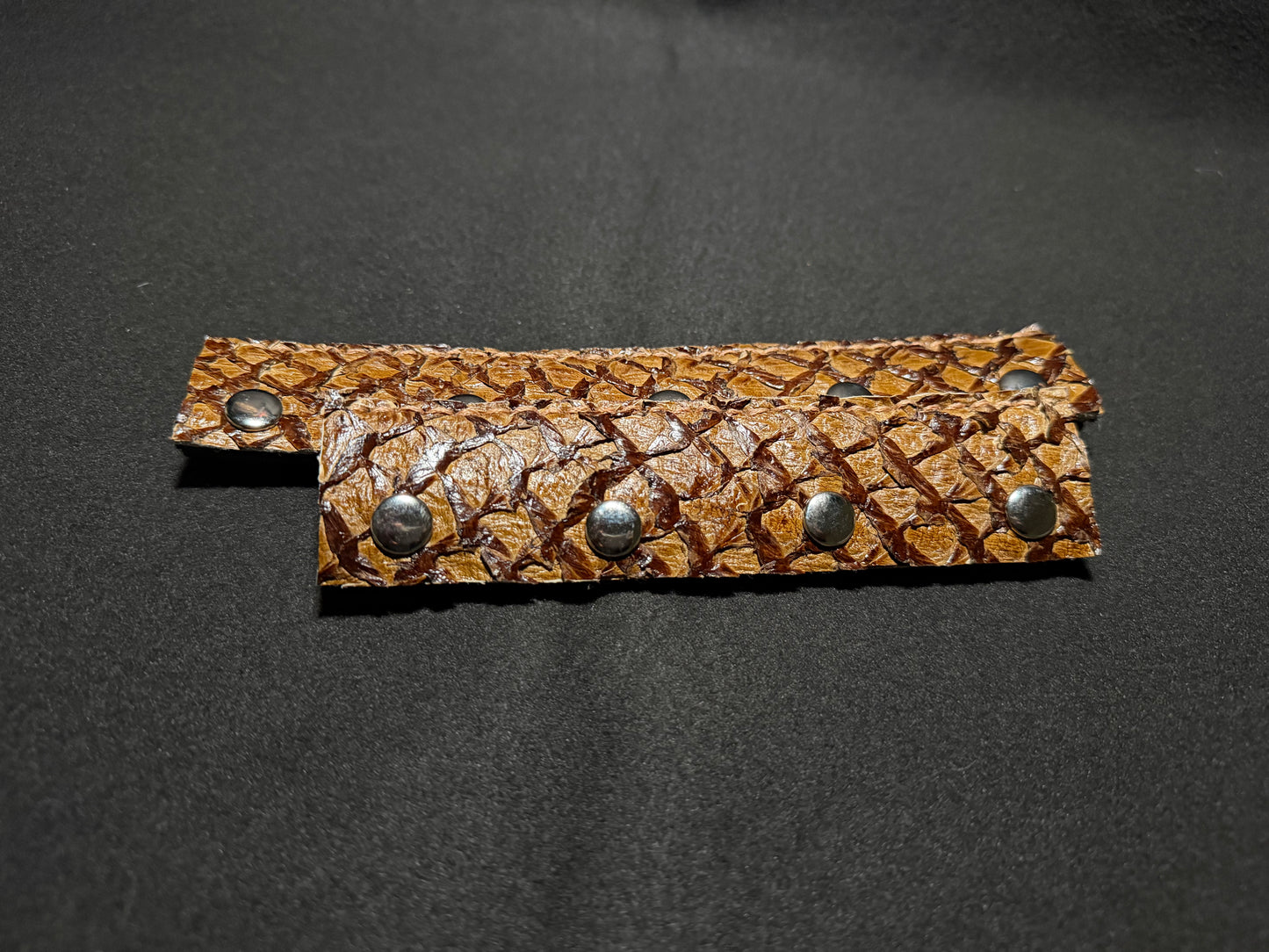 Gloss ginger pirarucu headbands