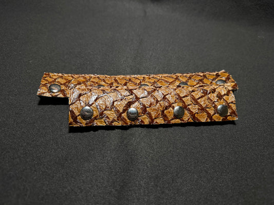 Gloss ginger pirarucu headbands