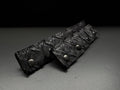 Matte Black pirarucu headbands