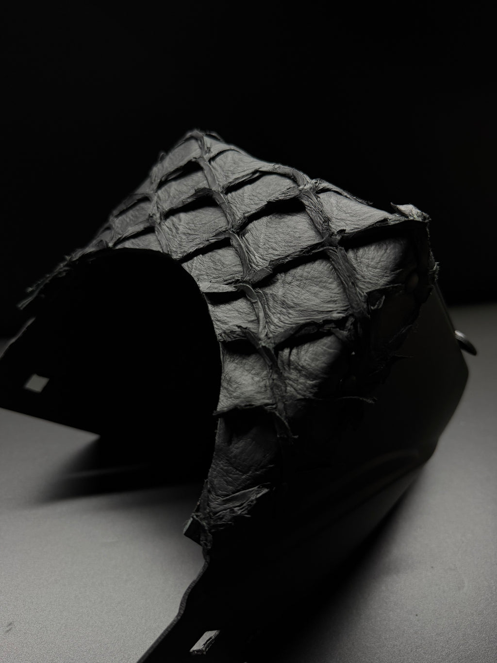 triple black pirarucu square hood