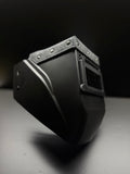 Black hood with a black GG top