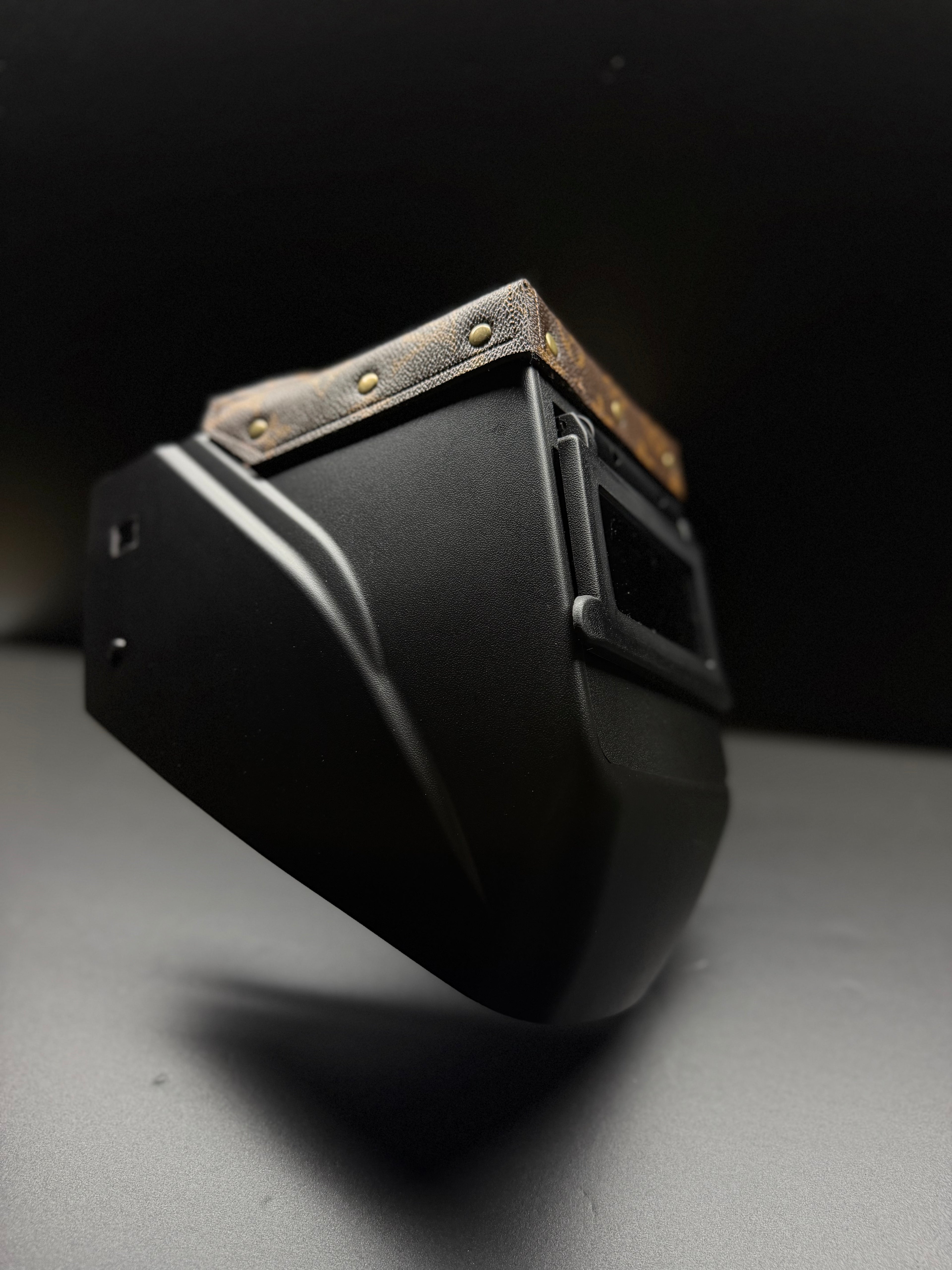 Brown LV On black hood
