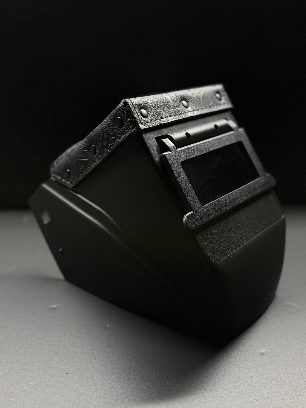 triple black designer hood
