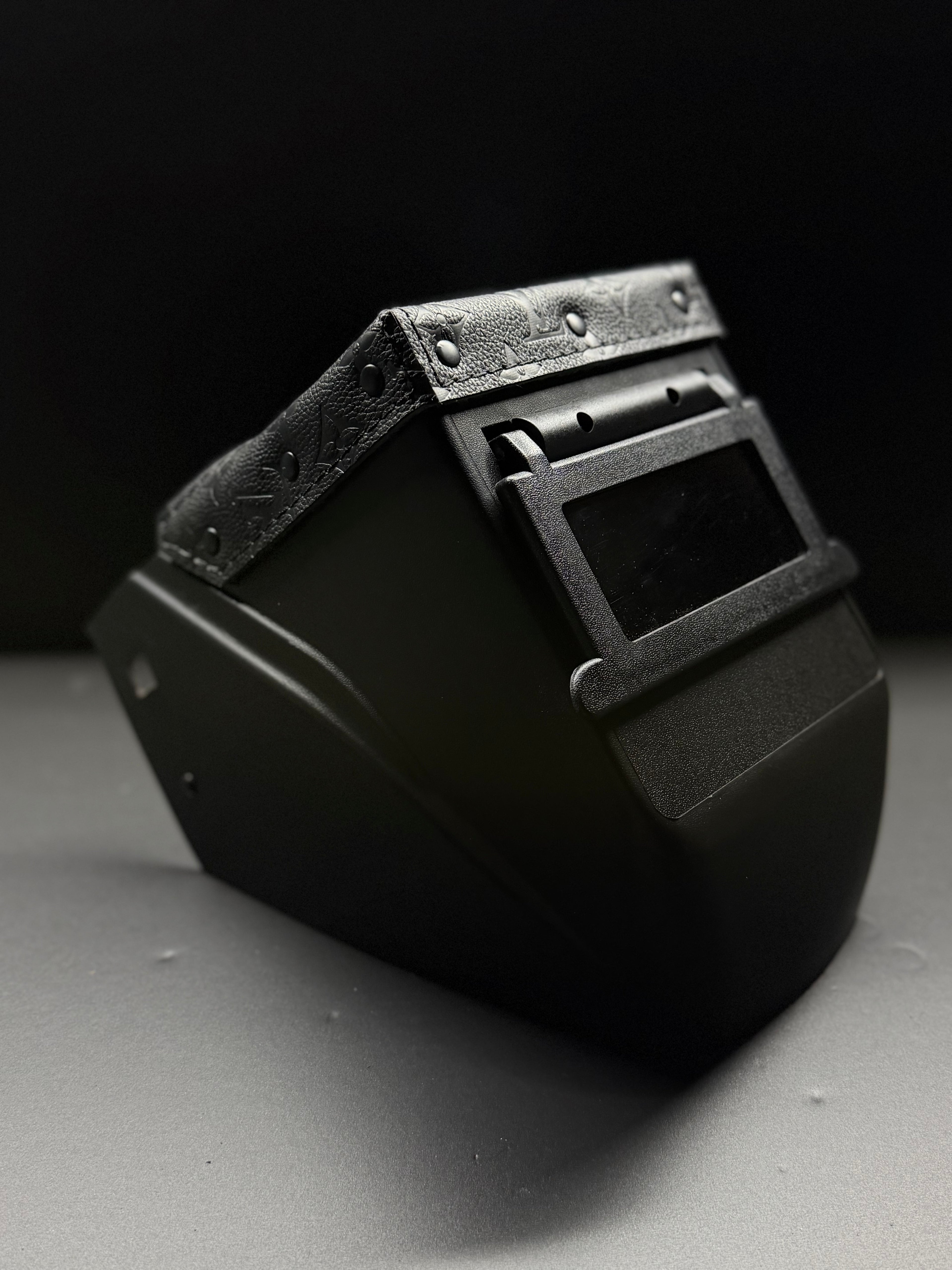 triple black designer hood