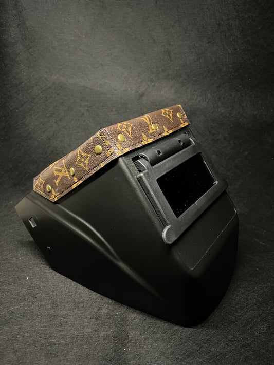 Brown LV On black hood