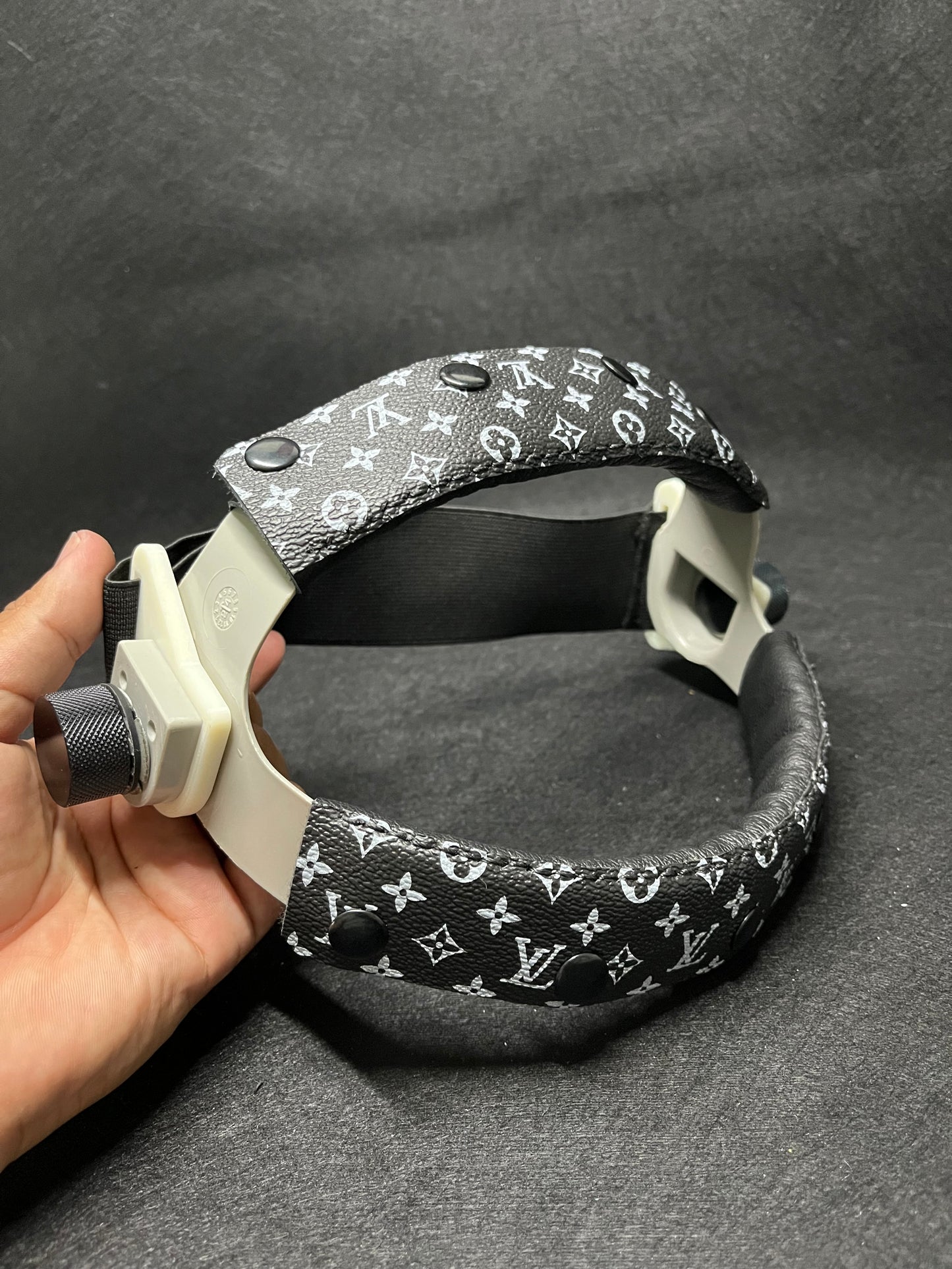 Black/white pair of LV headbands
