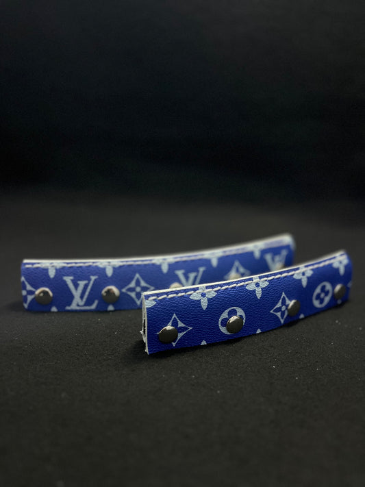 Blue/white pair of LV headbands