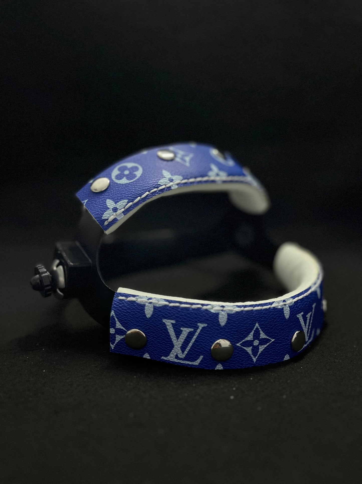 Blue/white pair of LV headbands