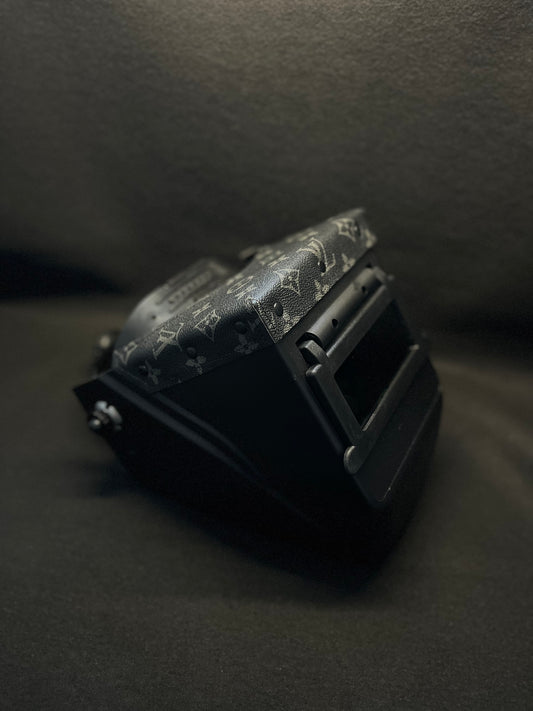 Black hood with black LV