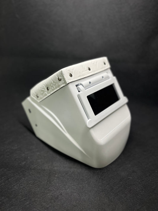 White LV on a white hood