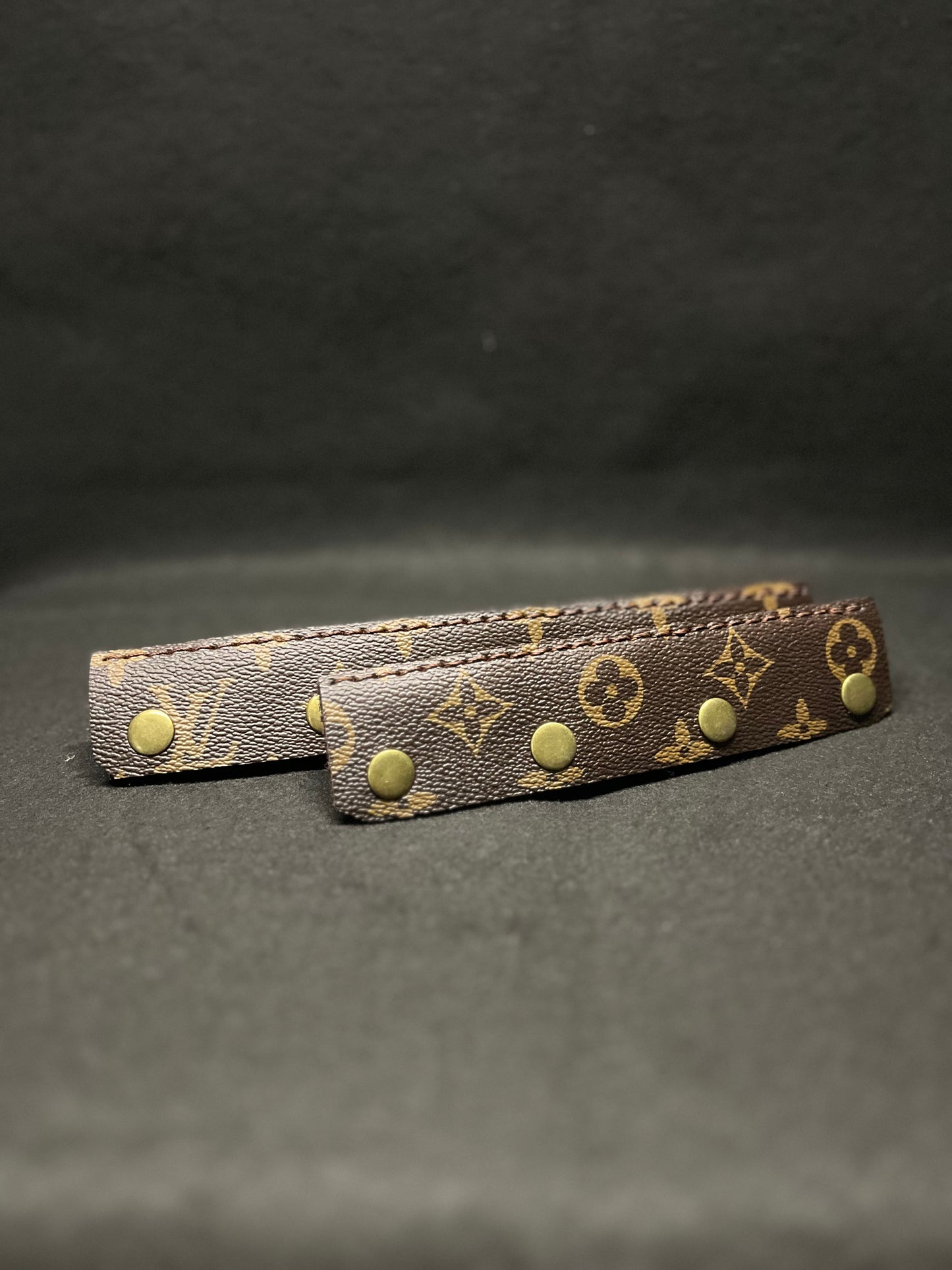 Pair of Classic brown lv headbands