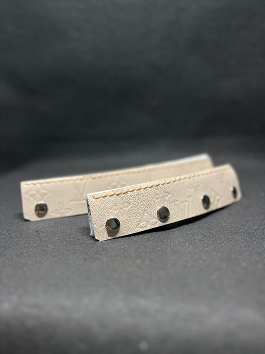 Pair of beige lv headbands