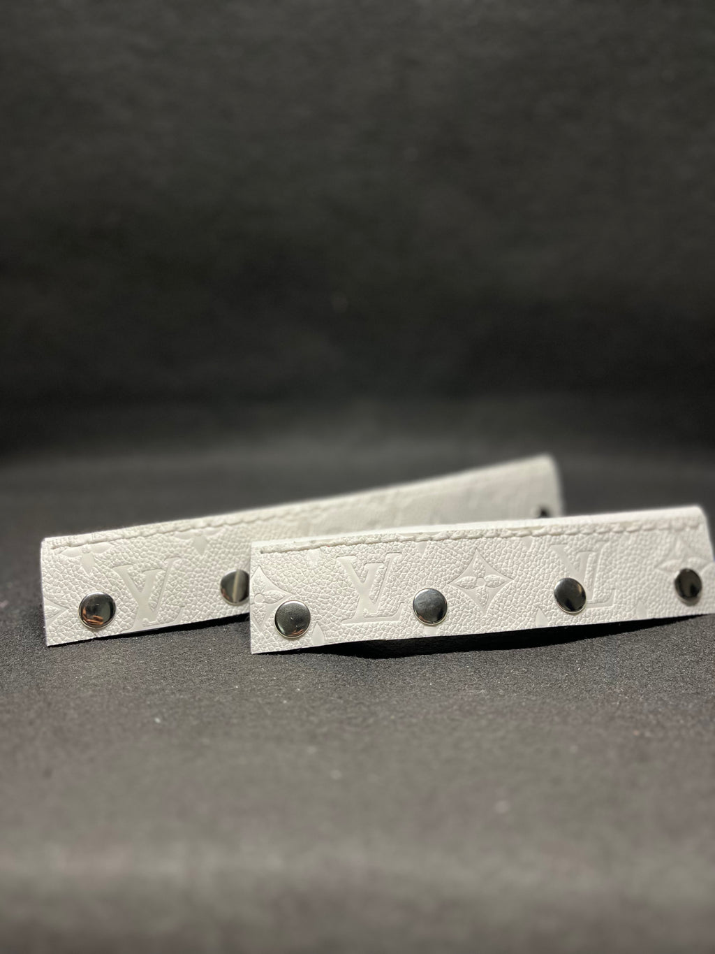 Pair of White lv headbands