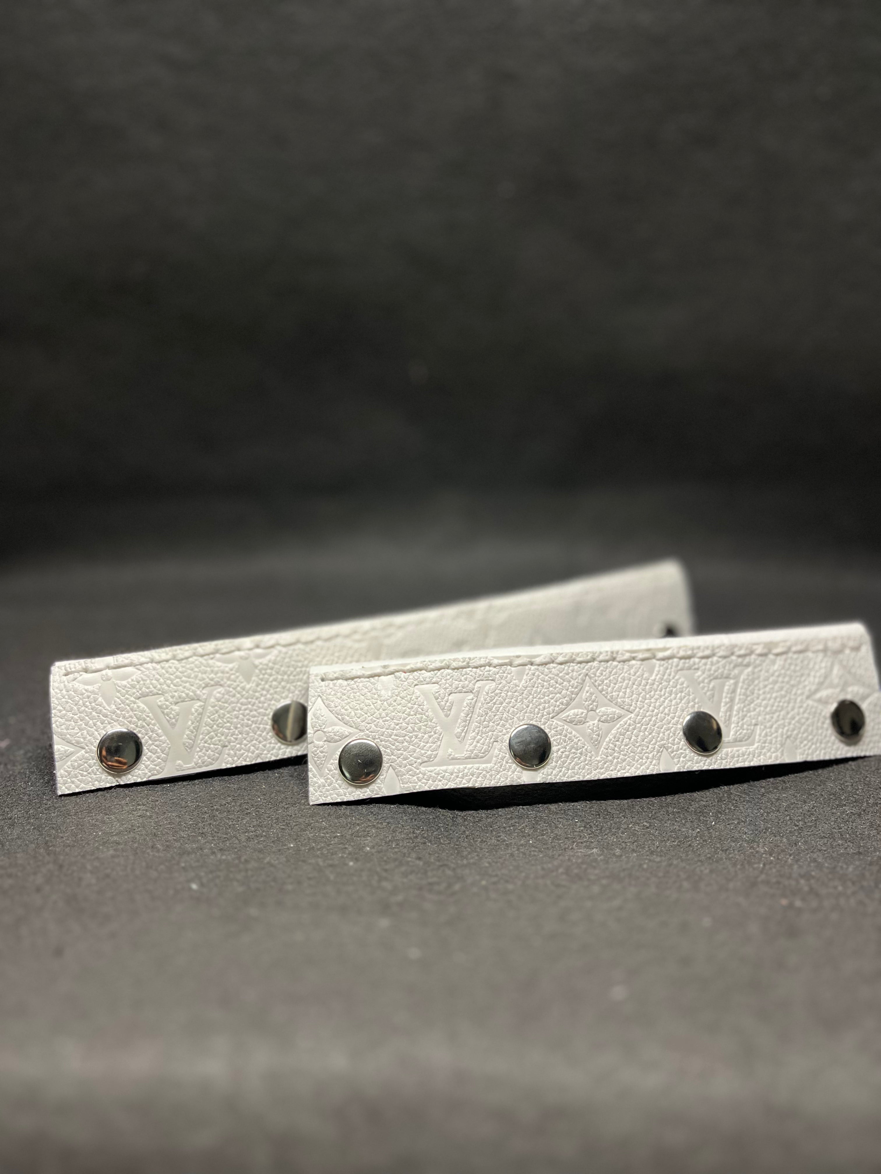 Pair of White lv headbands