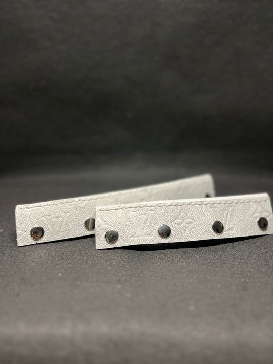 Pair of White lv headbands