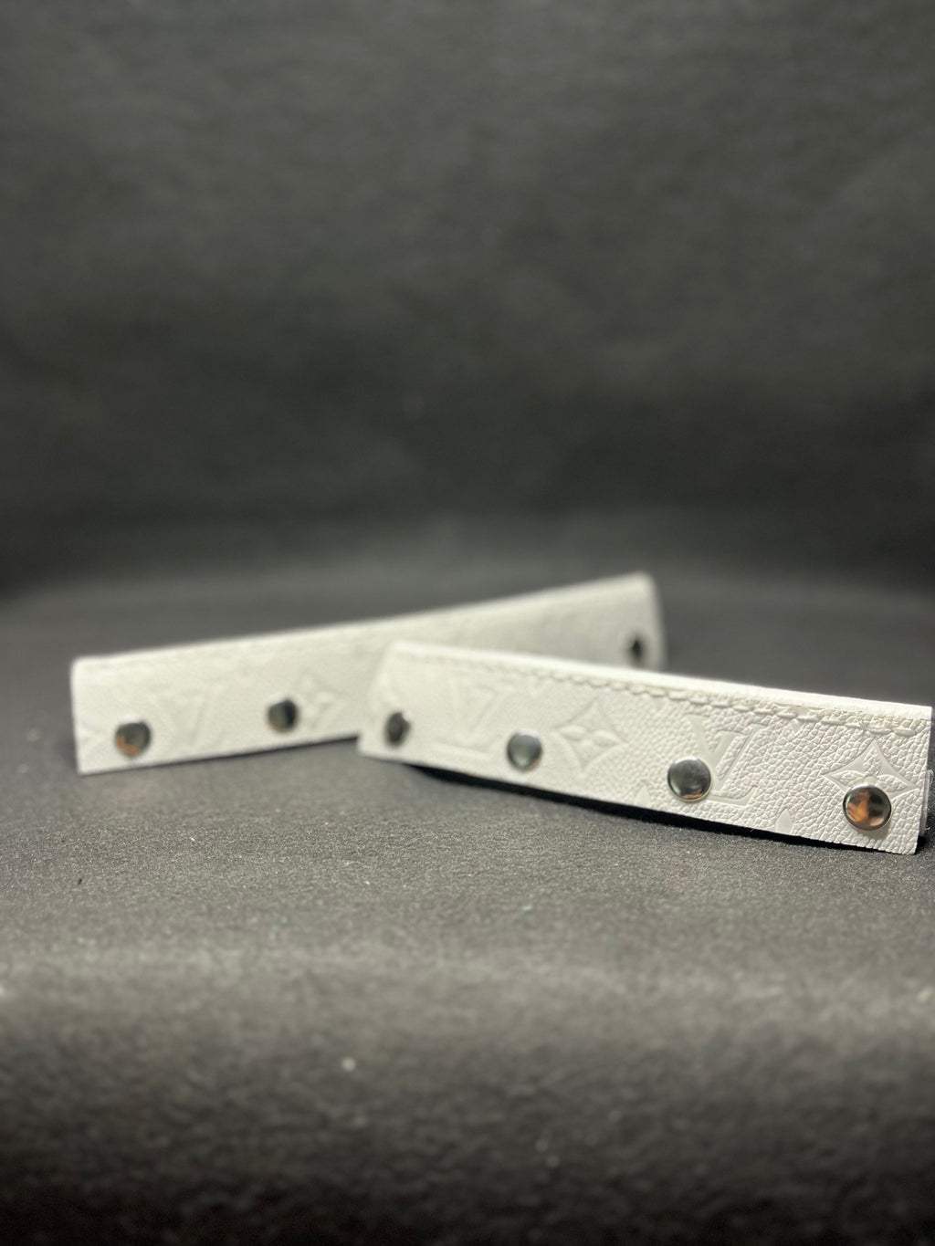 Pair of White lv headbands