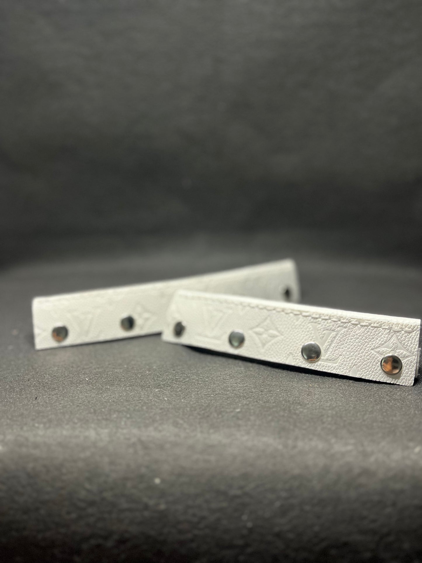 Pair of White lv headbands