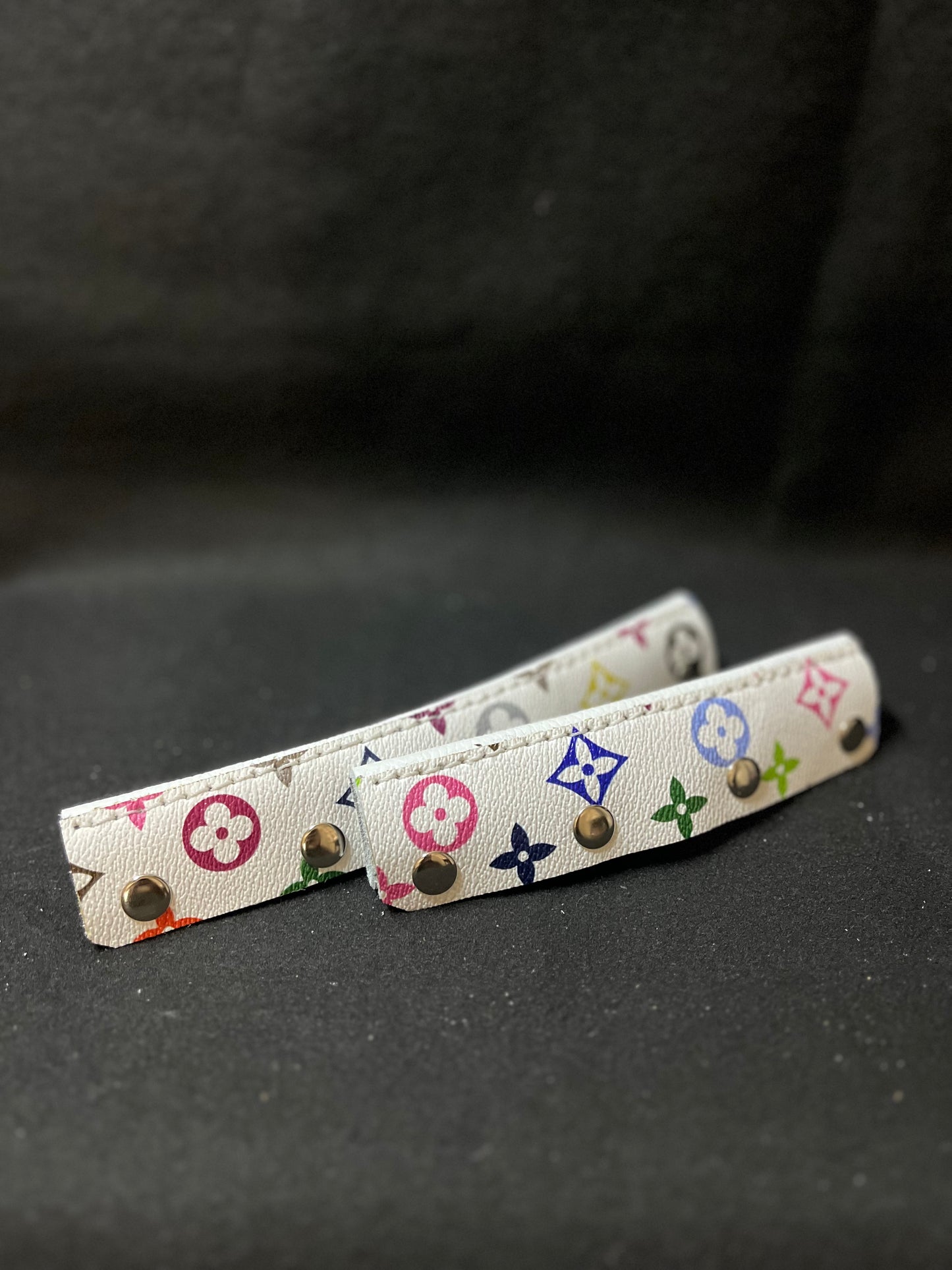 Pair of multi color LVheadbands