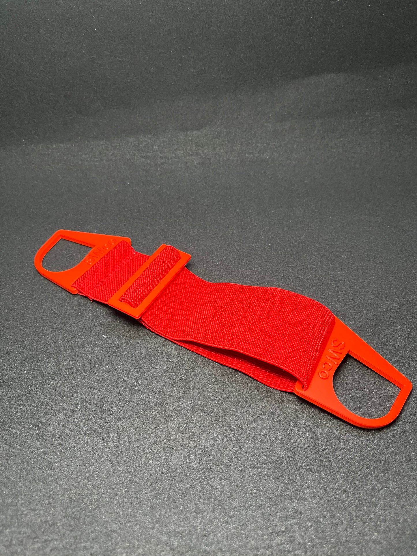 Red slick ass back strap