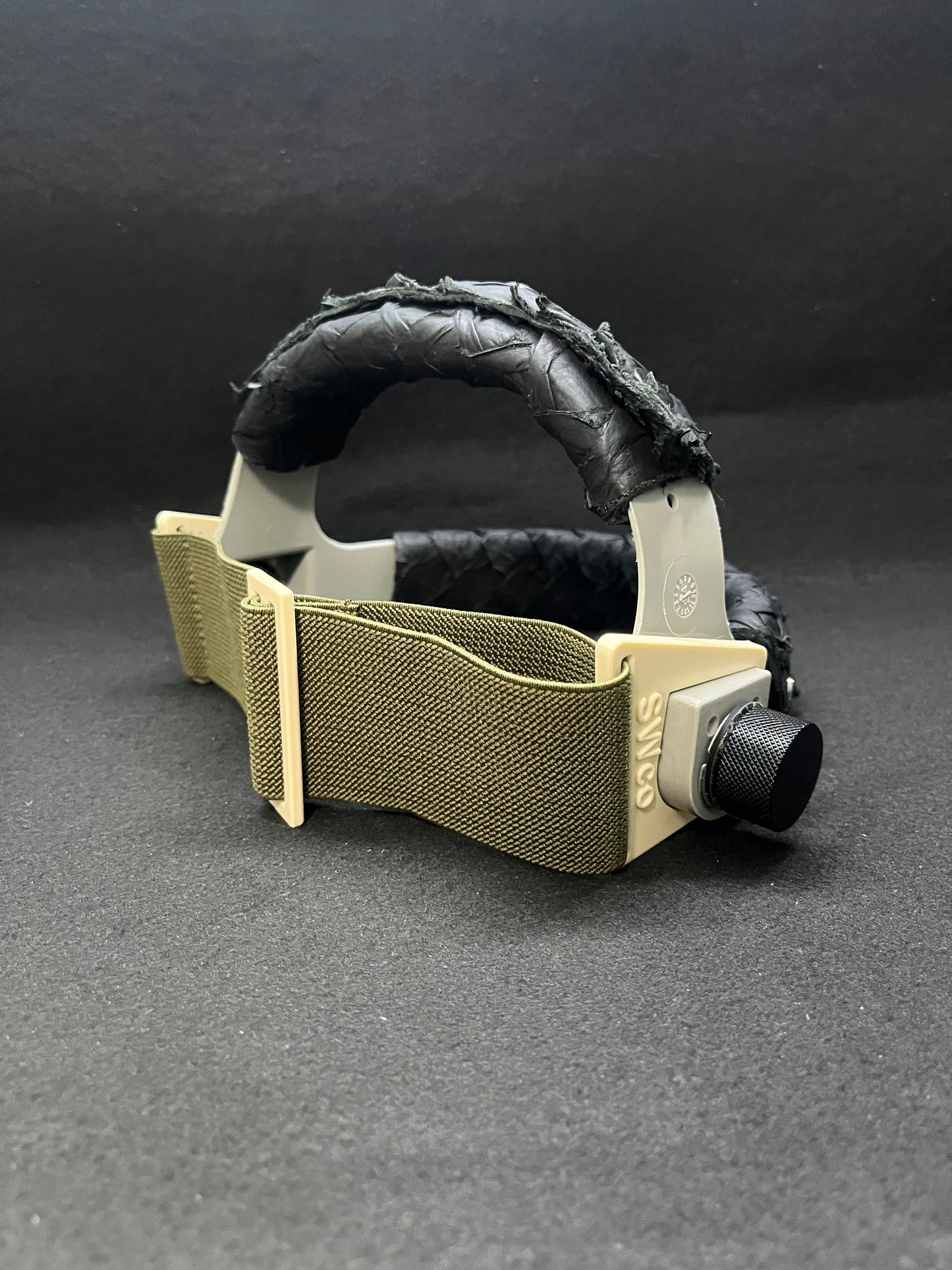 Olive/sand slick ass strap