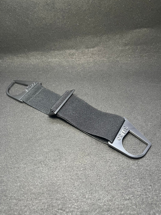 Black slick ass strap