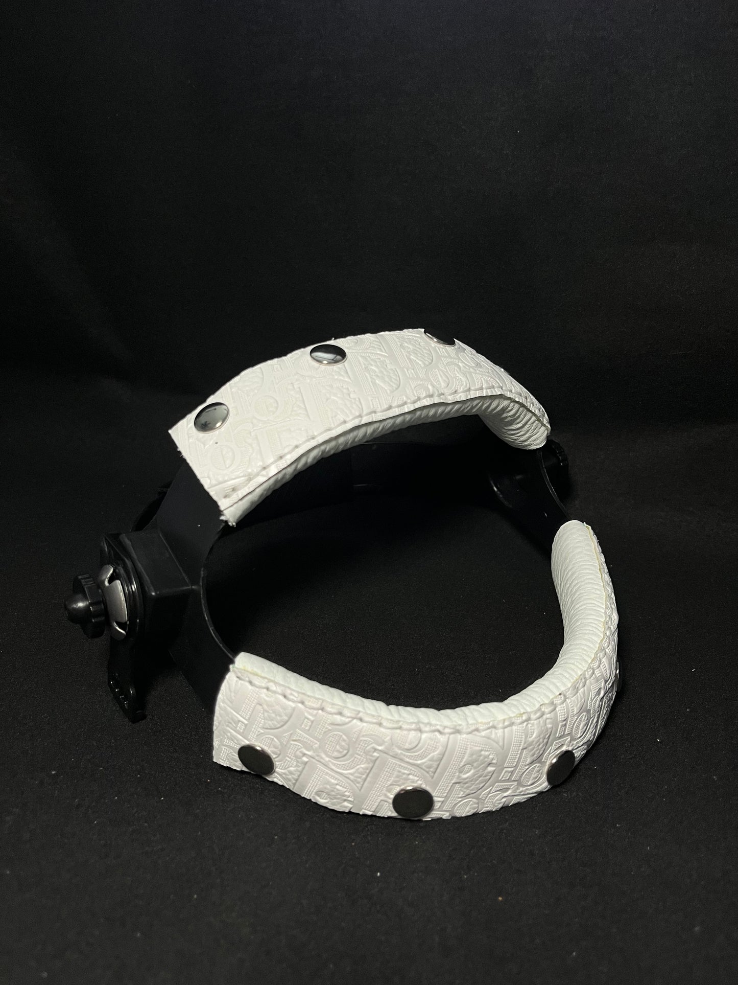 All white CD headbands