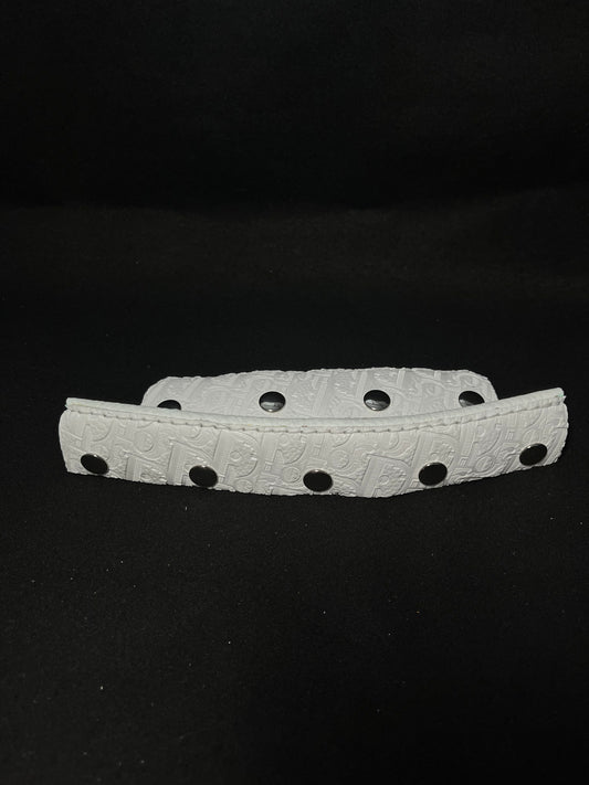 All white CD headbands