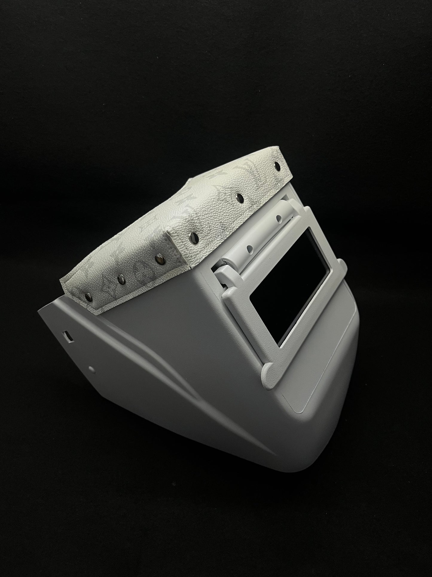 White LV on a white hood