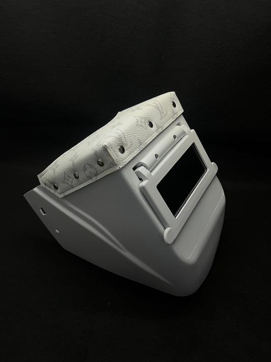 White LV on a white hood