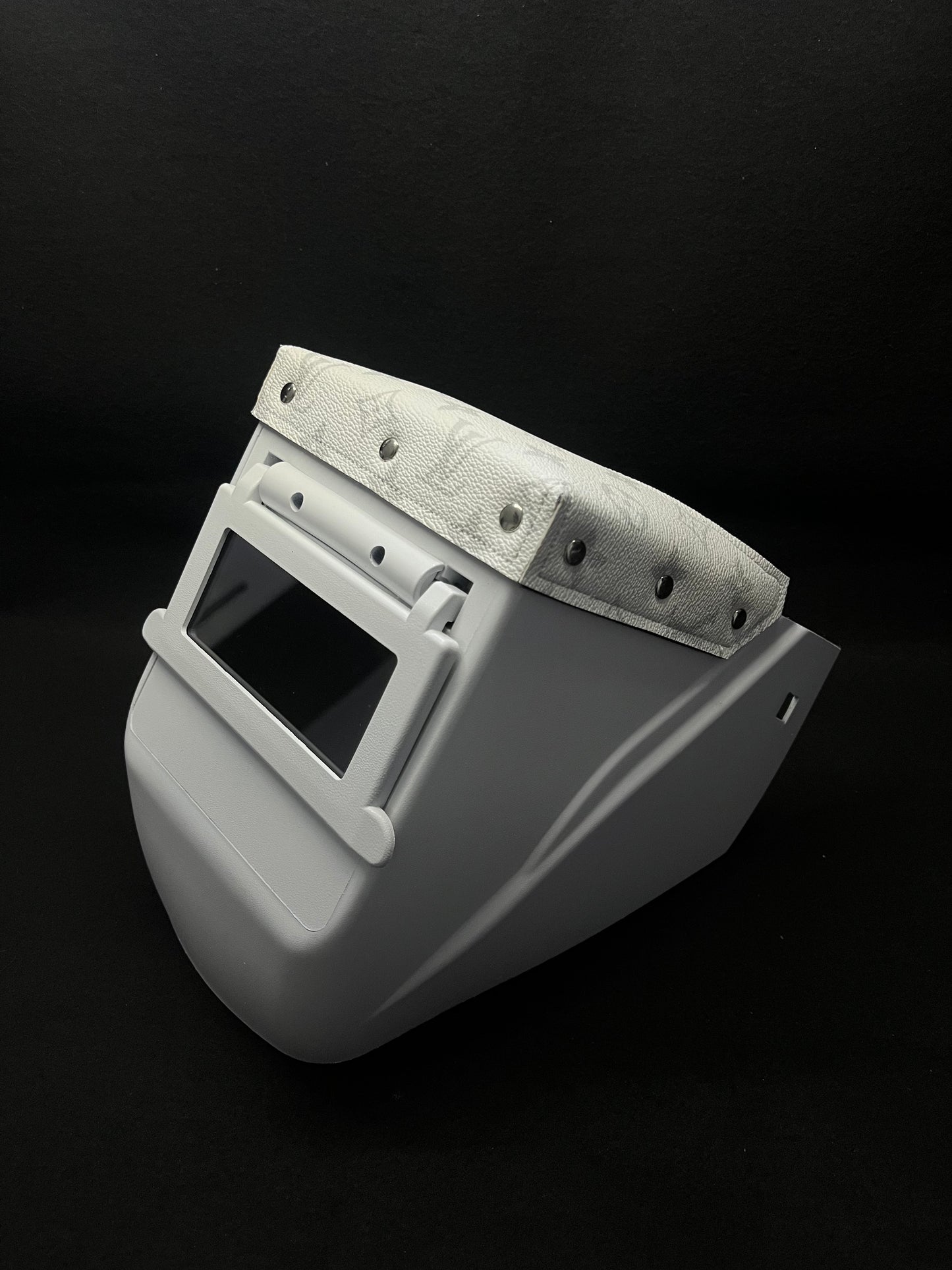 White LV on a white hood