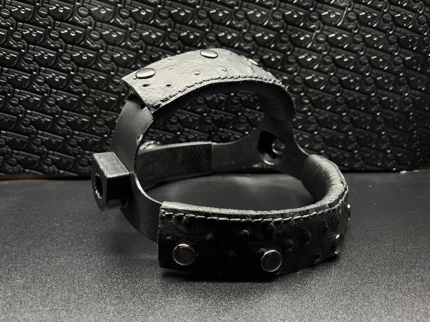Black ostrich headbands