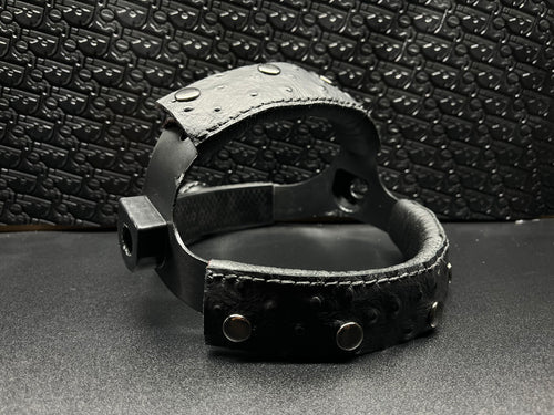 Black ostrich headbands